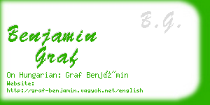benjamin graf business card